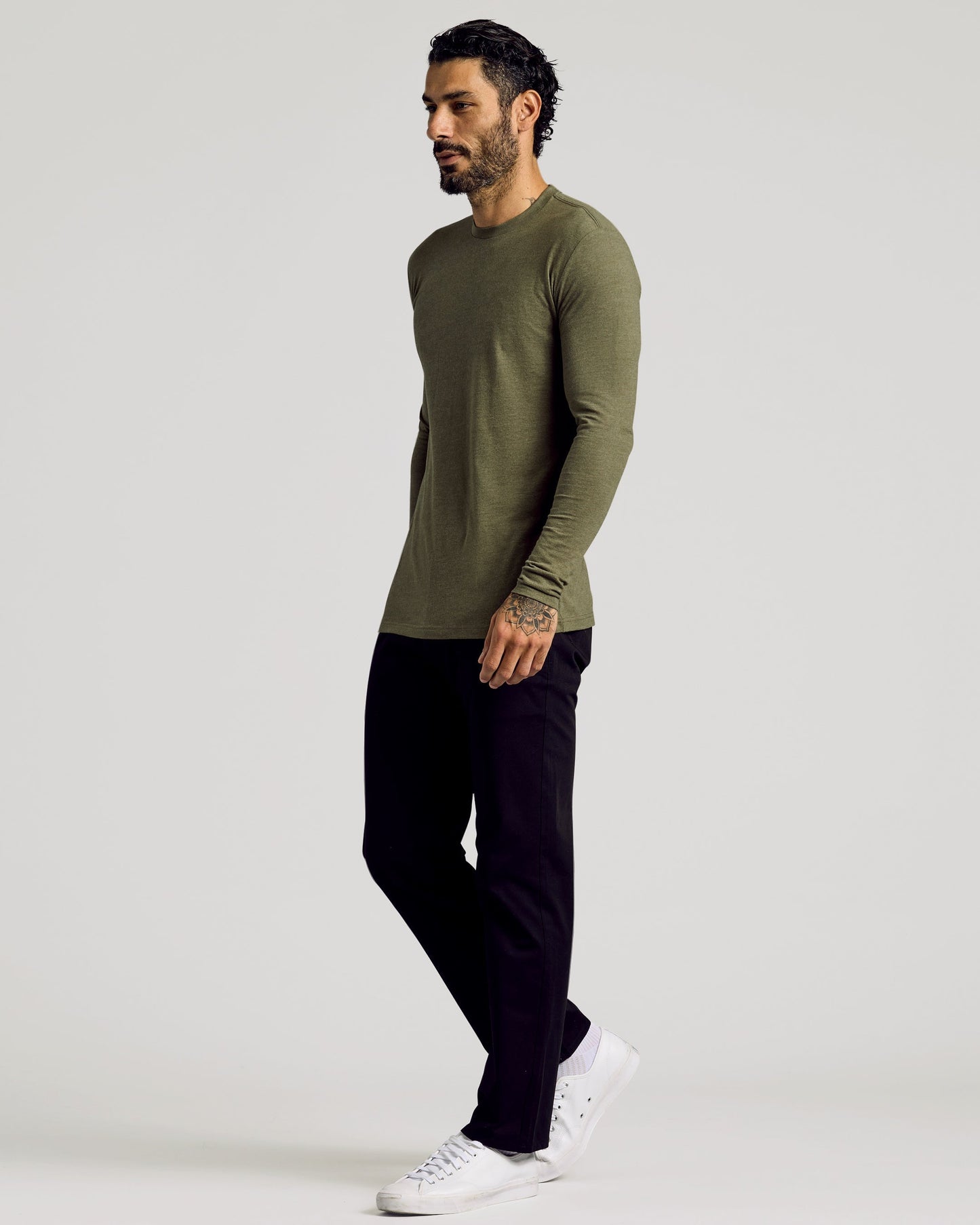 Cottry Heather Military Green Tall Long Sleeve T-Shirt - product image 5