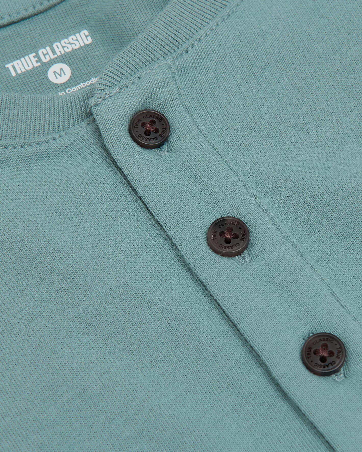 Cottry Citadel Heavyweight Curved Hem Henley - product image 9