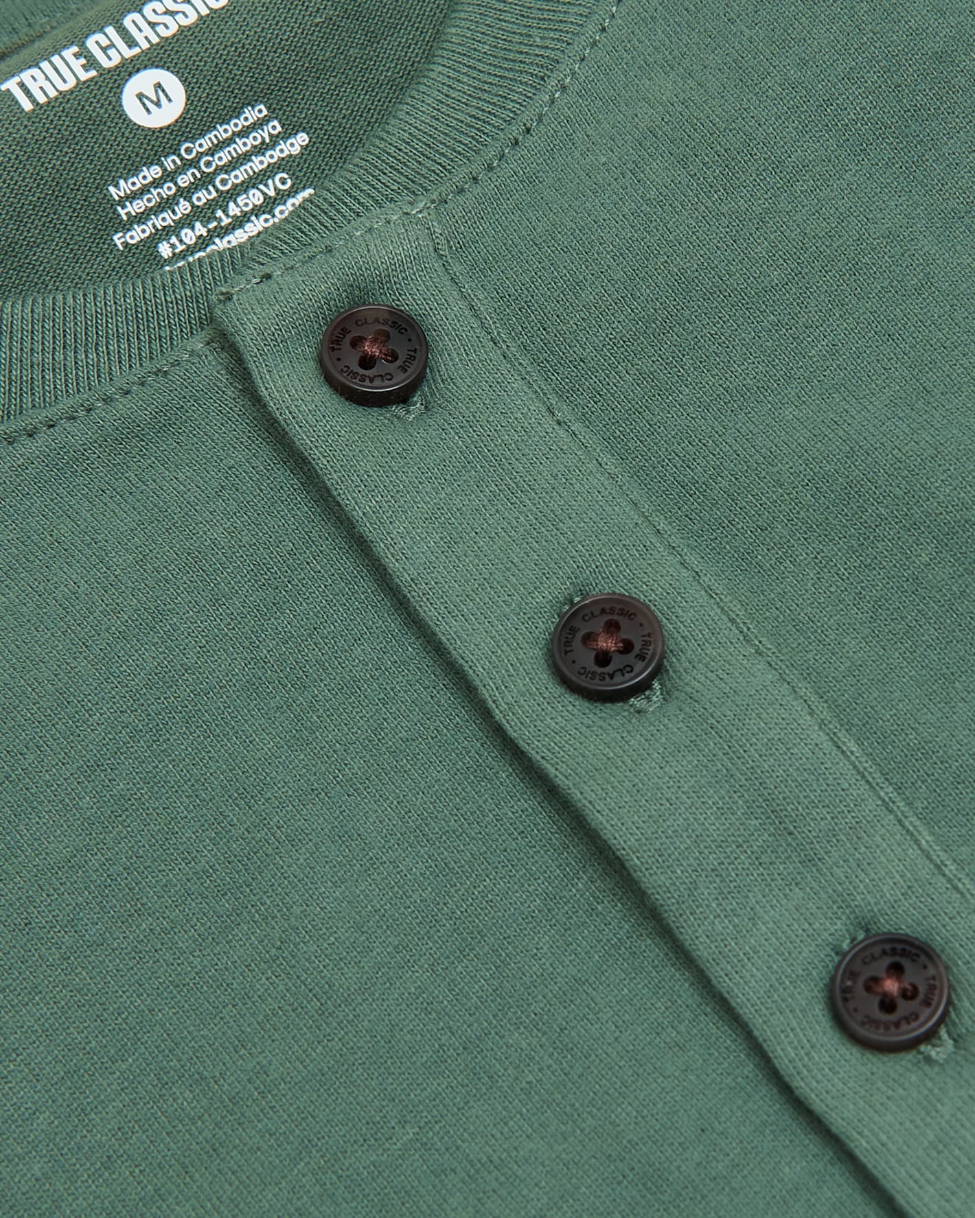 Cottry Neo Fern Heavyweight Curved Hem Henley - product image 8