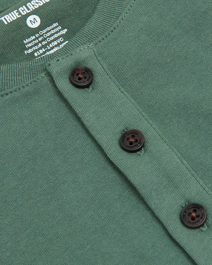 Cottry Neo Fern Heavyweight Curved Hem Henley - product image 8