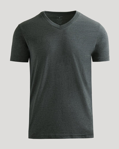 Cottry Charcoal Heather Gray Classic V-Neck - product image 2