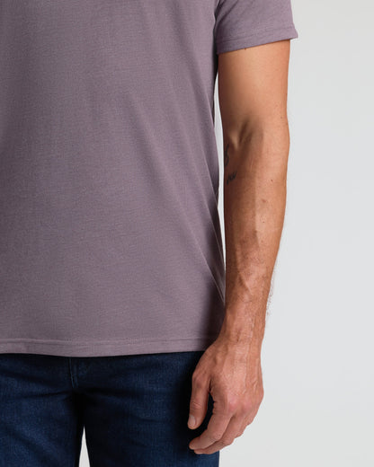 Cottry Dark Heather Amethyst Classic V-Neck - product image 7