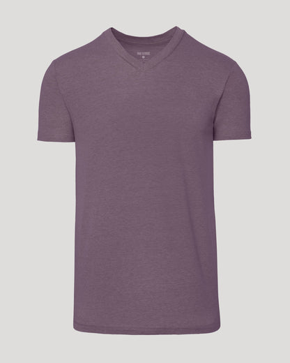Cottry Dark Heather Amethyst Classic V-Neck - product image 2