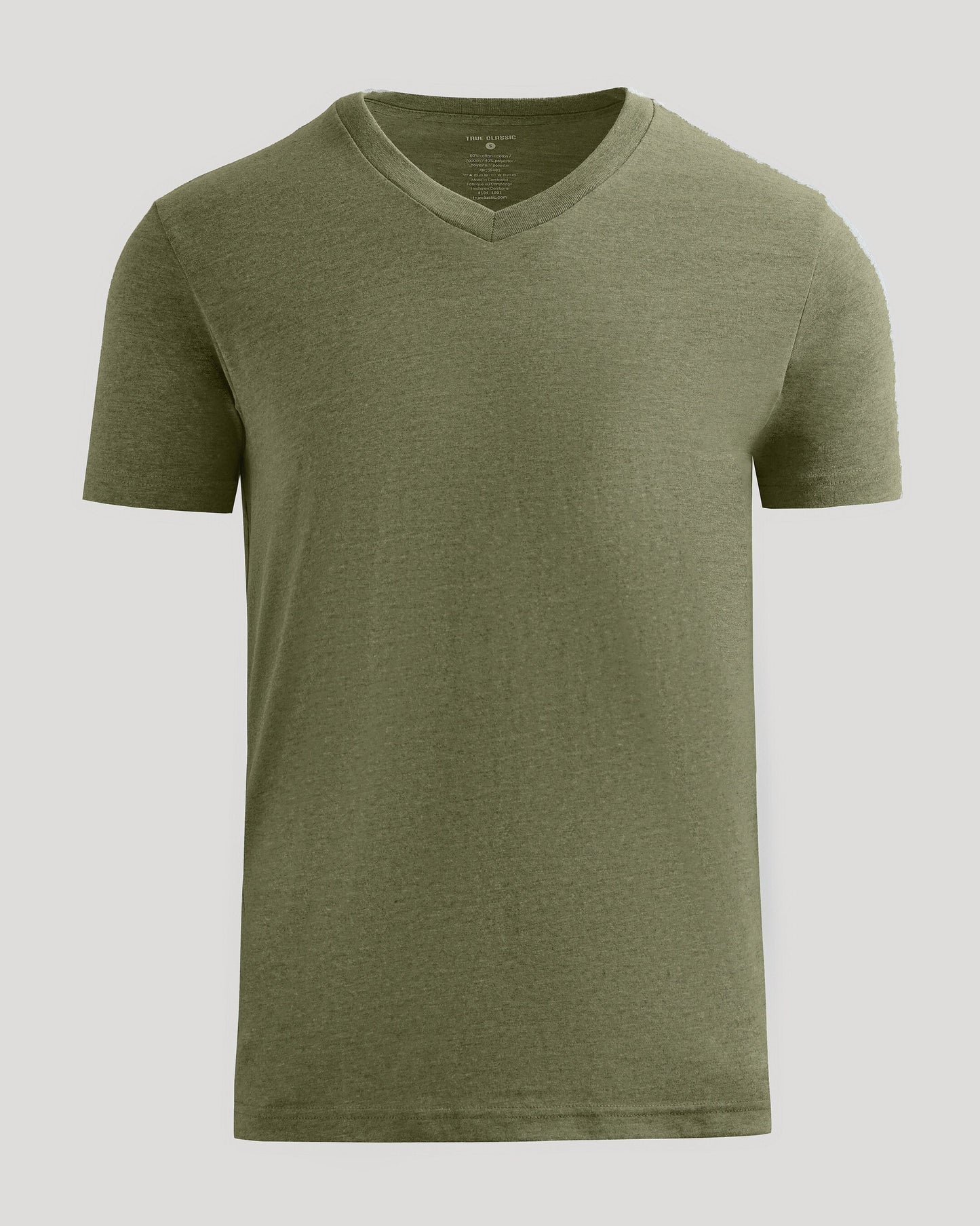 Cottry Heather Military Green Classic V-Neck - product image 2