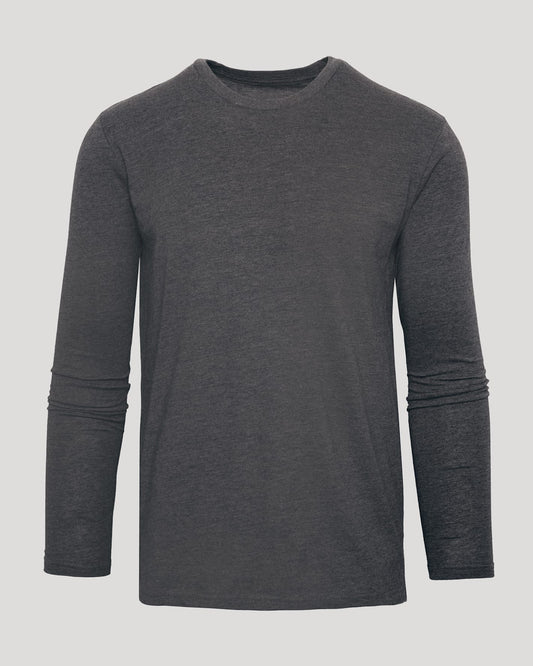 Cottry Charcoal Heather Gray Classic Long Sleeve Crew Neck - product image 1