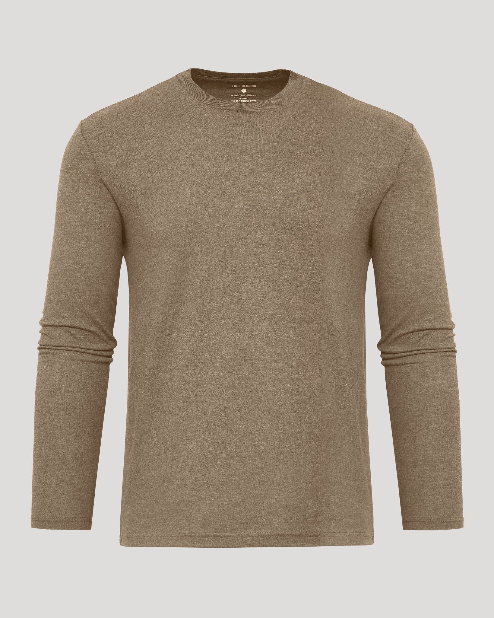 Cottry Dark Heather Sagewood Classic Long Sleeve Crew Neck - product image 2