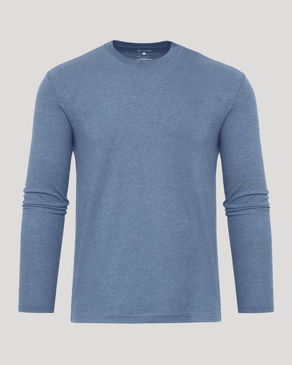 Cottry Dark Heather Vintage Navy Classic Long Sleeve Crew Neck - product image 2