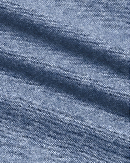 Cottry Dark Heather Vintage Navy Classic Long Sleeve Henley - product image 8