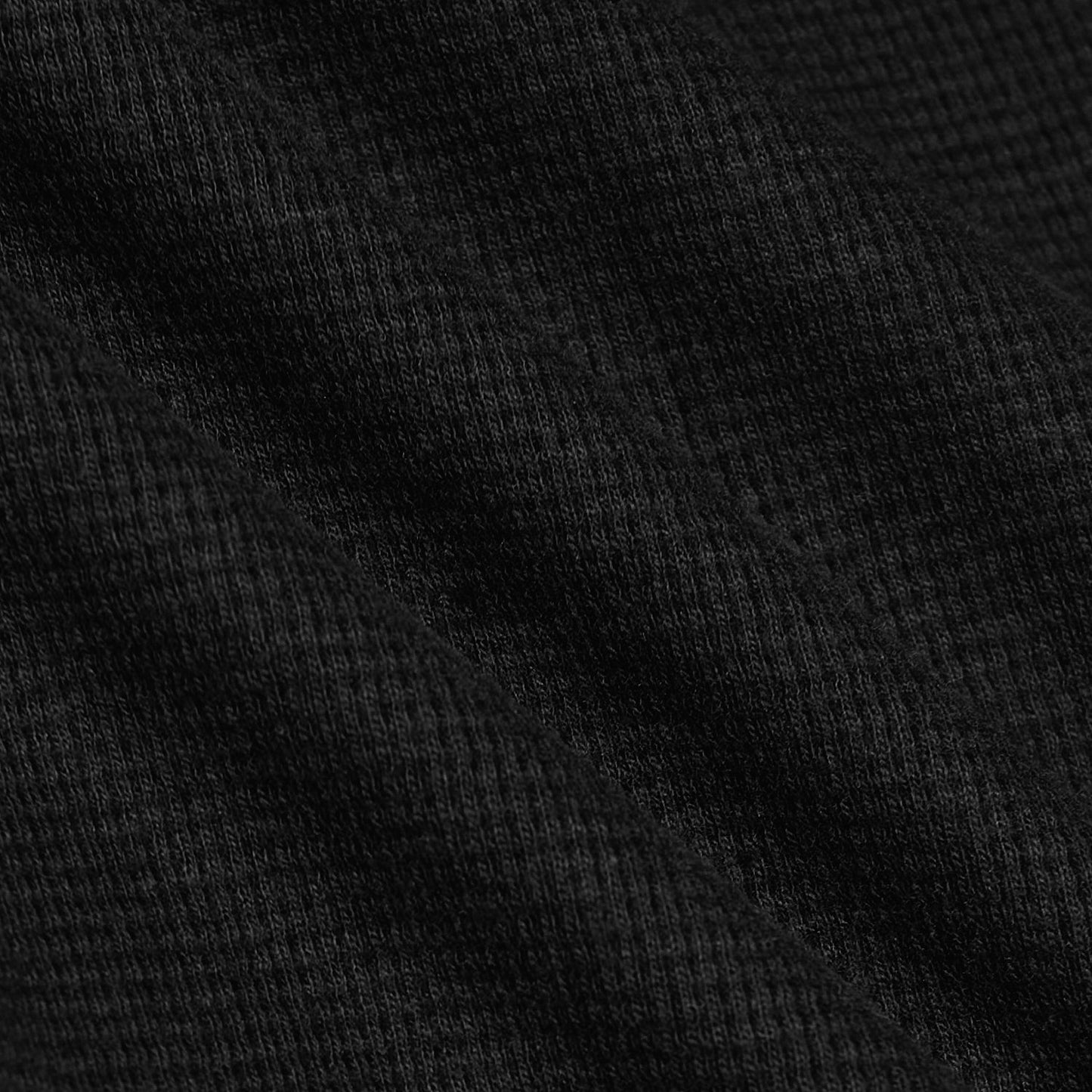 Cottry Black Waffle Long Sleeve Crew Neck - product image 6