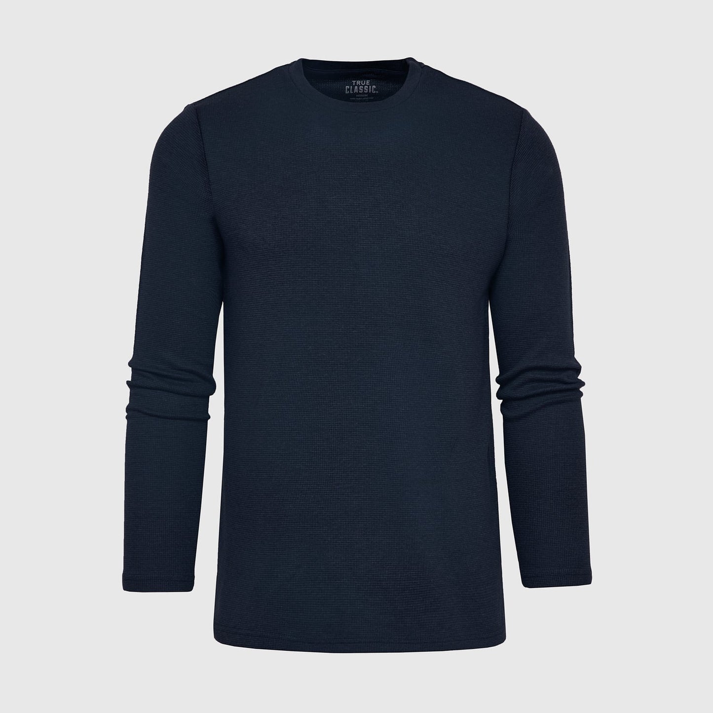 Cottry Navy Waffle Long Sleeve Crew Neck - product image 2