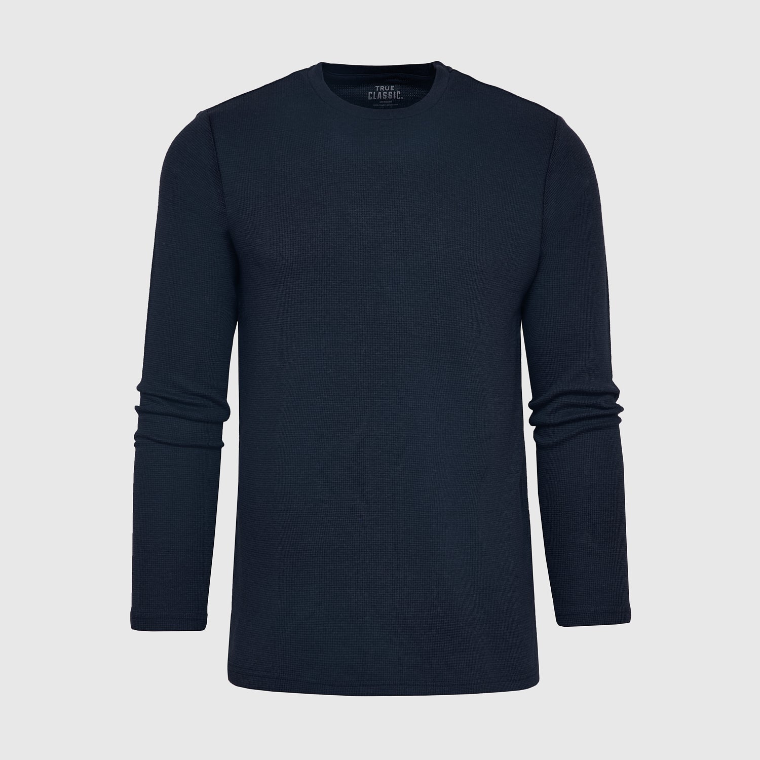 Cottry Navy Waffle Long Sleeve Crew Neck - product image 2