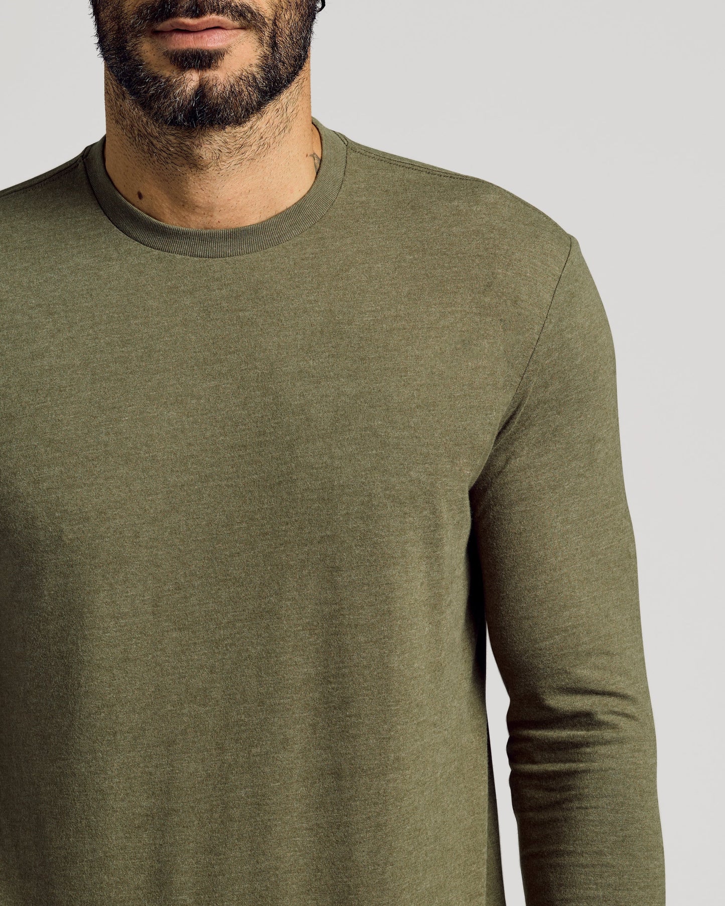 Cottry Heather Military Green Tall Long Sleeve T-Shirt - product image 4