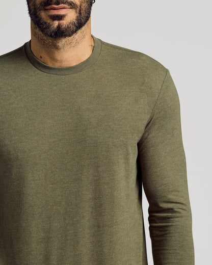 Cottry Heather Military Green Tall Long Sleeve T-Shirt - product image 4