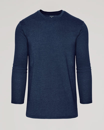 Cottry Heather Navy Tall Long Sleeve T-Shirt - product image 2