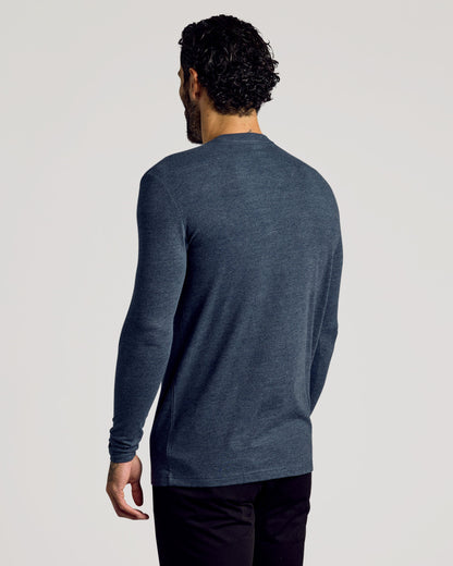Cottry Heather Navy Tall Long Sleeve T-Shirt - product image 3