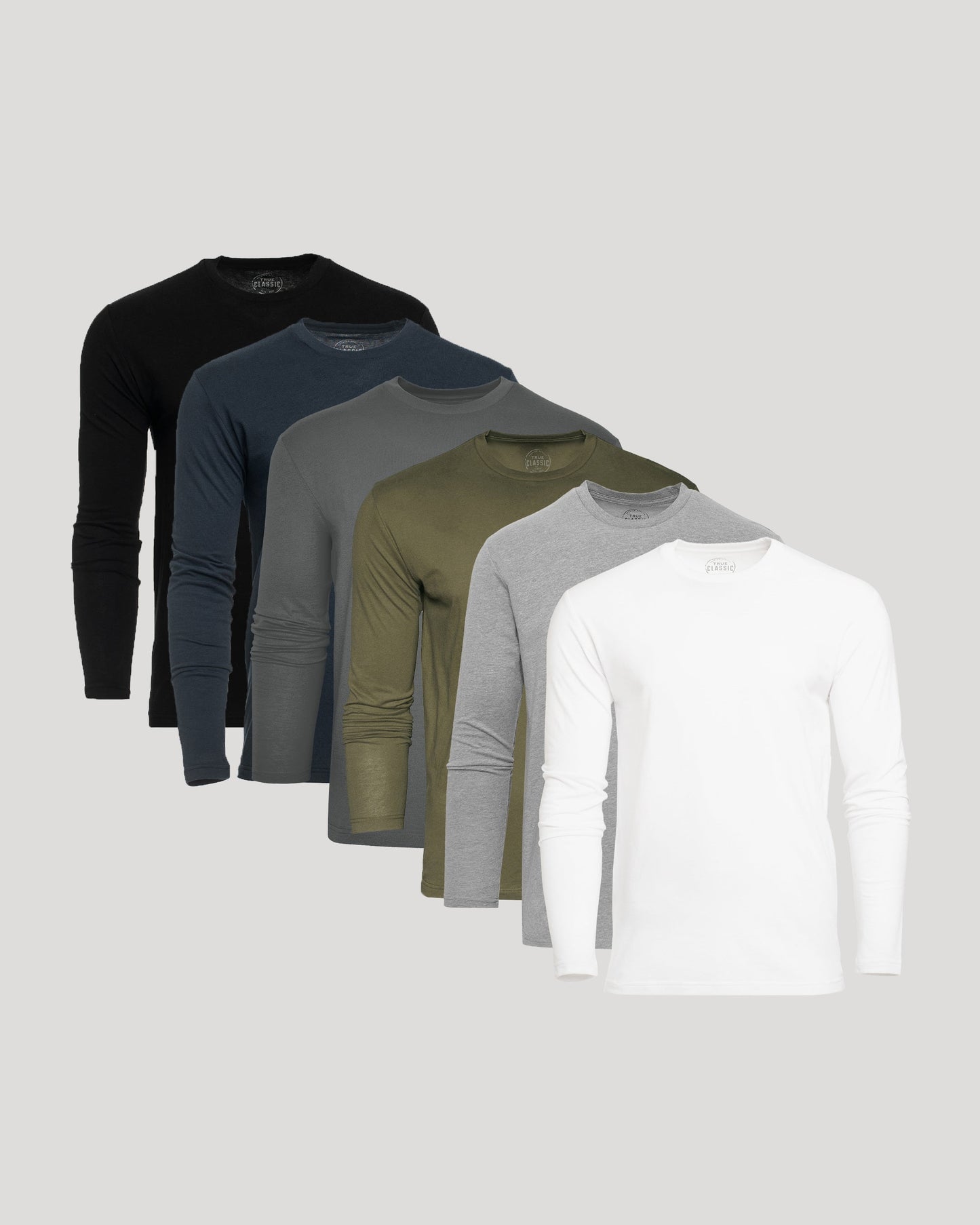 Cottry Essential Classic Long Sleeve Crew Neck 6-Pack - product image 1