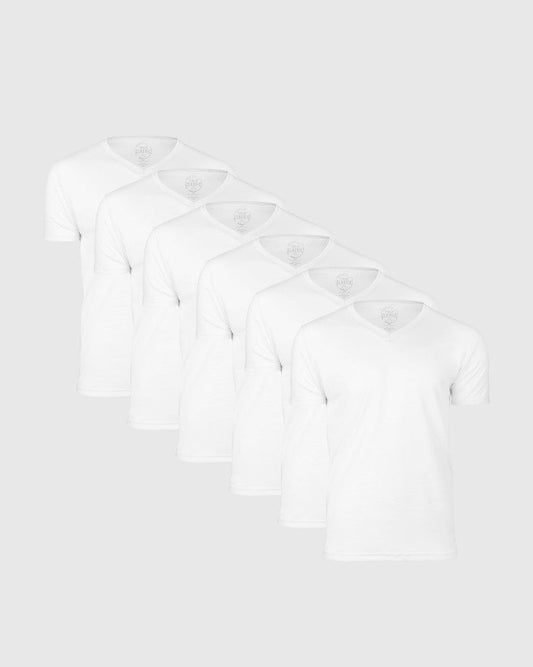 Cottry White Classic V-Neck 6-Pack - product image 1