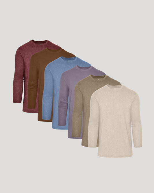 Cottry Seasonal Tall Classic Long Sleeve Crew 6-Pack - product image 1