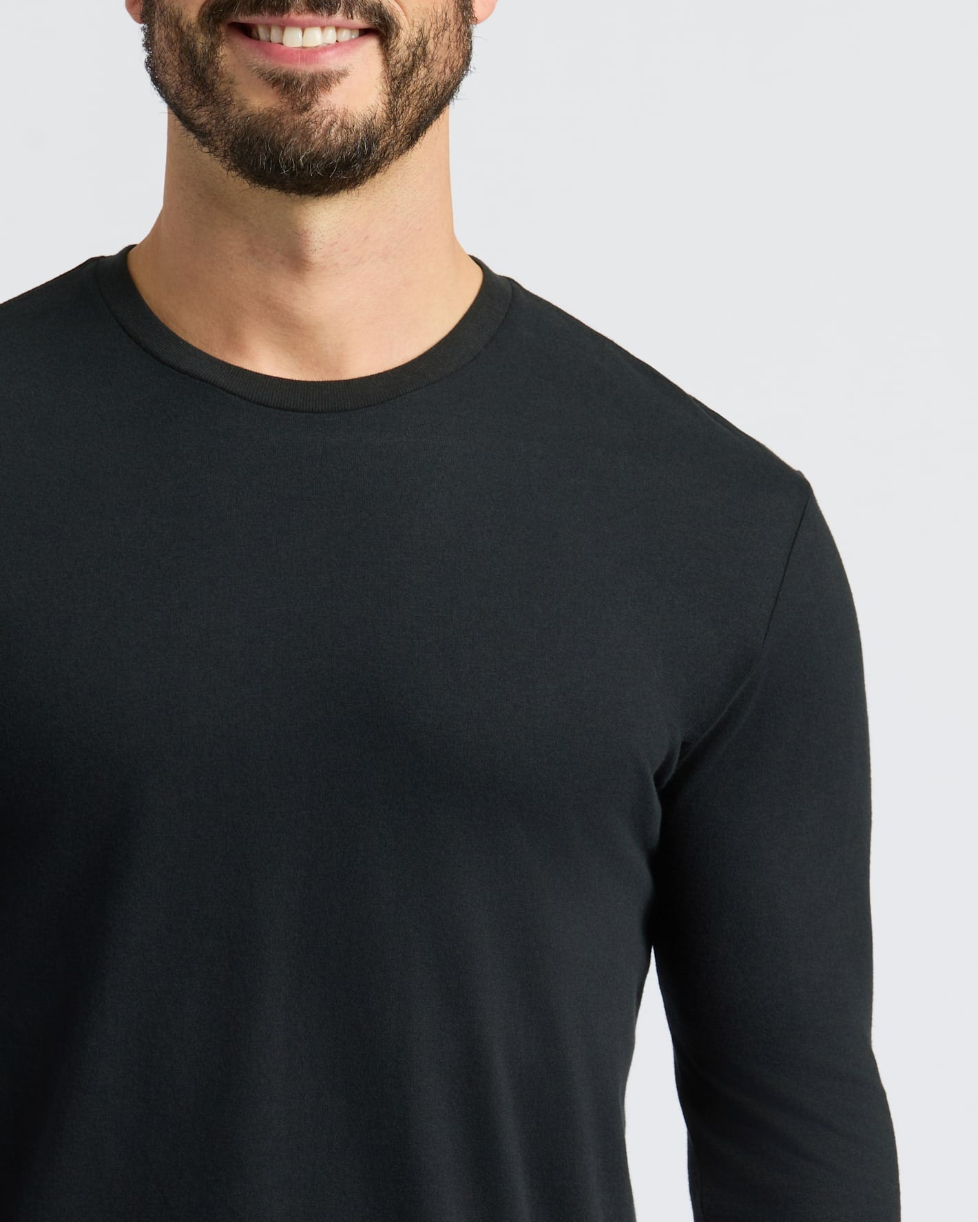 Cottry Black Classic Long Sleeve Crew Neck - product image 6