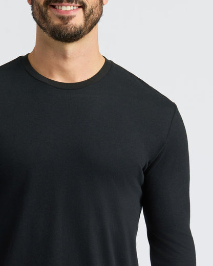 Cottry Black Classic Long Sleeve Crew Neck - product image 6