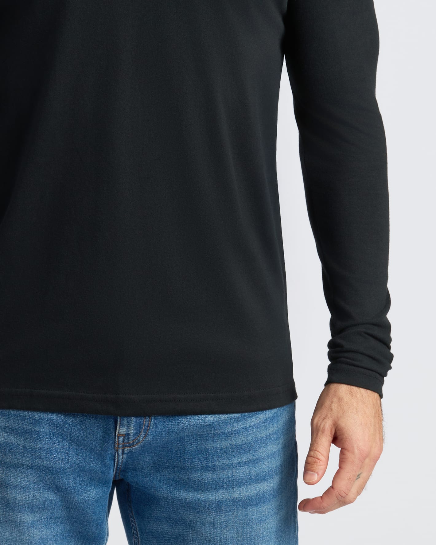 Cottry Black Classic Long Sleeve Crew Neck - product image 7