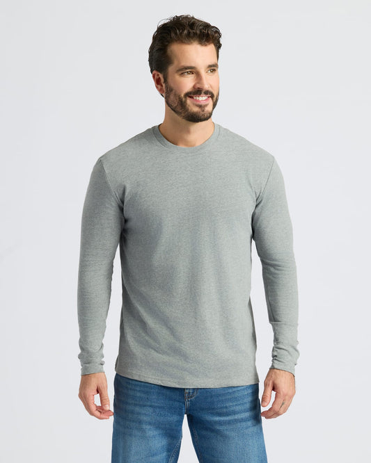 Cottry Heather Gray Classic Long Sleeve Crew Neck - product image 1