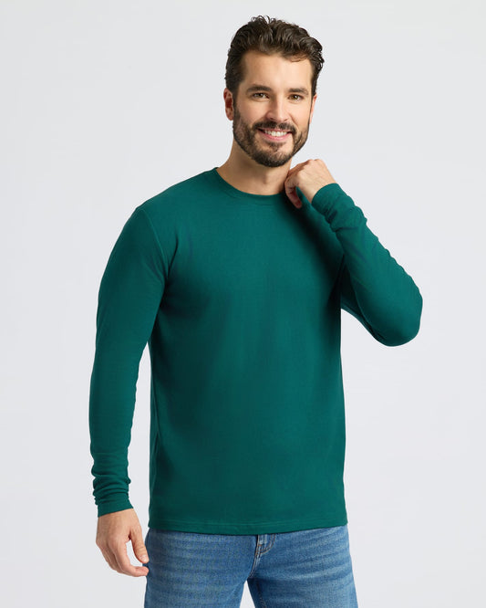 Cottry Deep Emerald Classic Long Sleeve Crew Neck - product image 1
