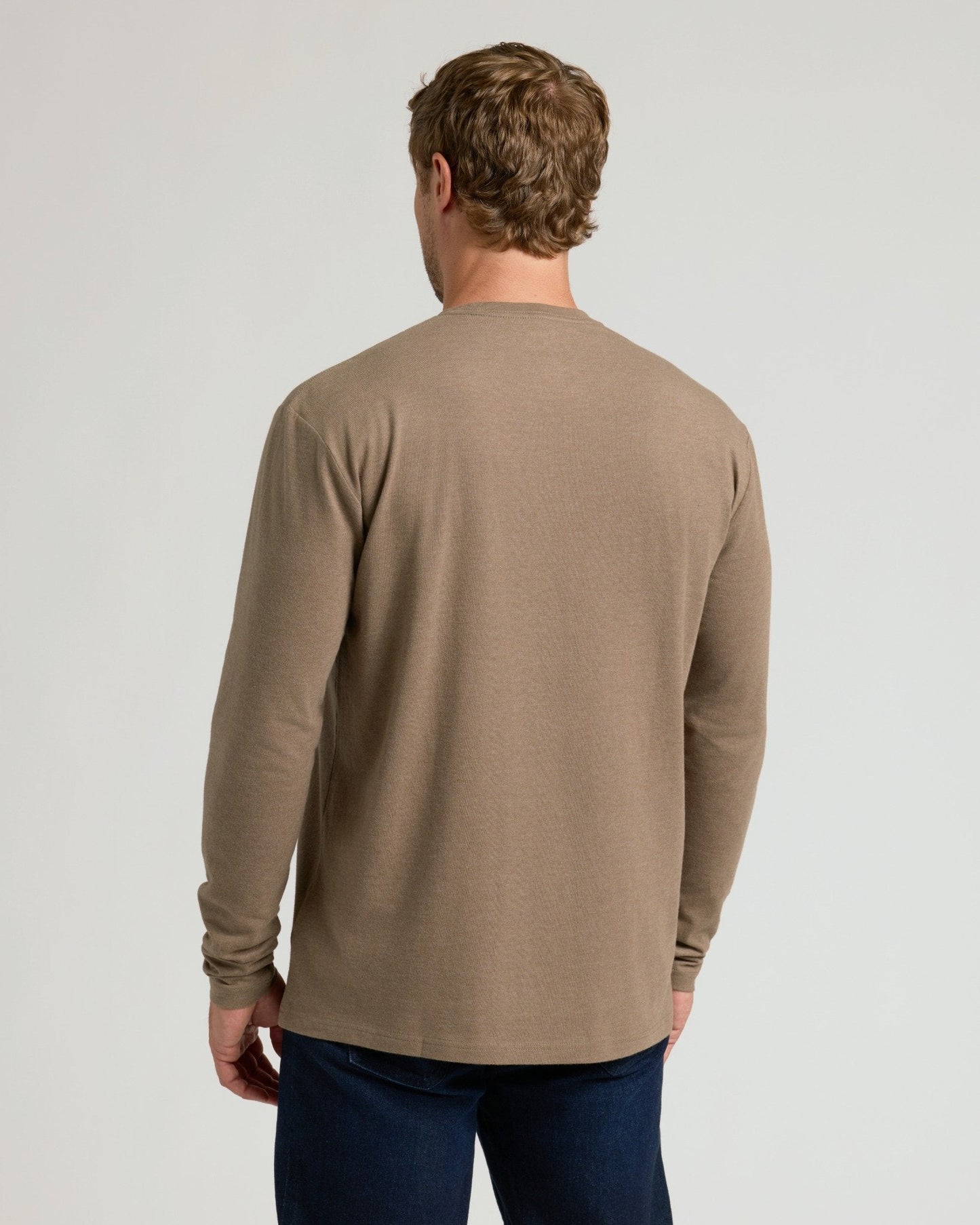 Cottry Dark Heather Sagewood Classic Long Sleeve Crew Neck - product image 3