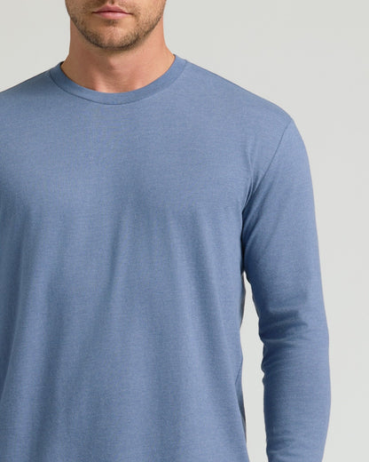 Cottry Dark Heather Vintage Navy Classic Long Sleeve Crew Neck - product image 5