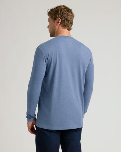 Cottry Dark Heather Vintage Navy Classic Long Sleeve Crew Neck - product image 3