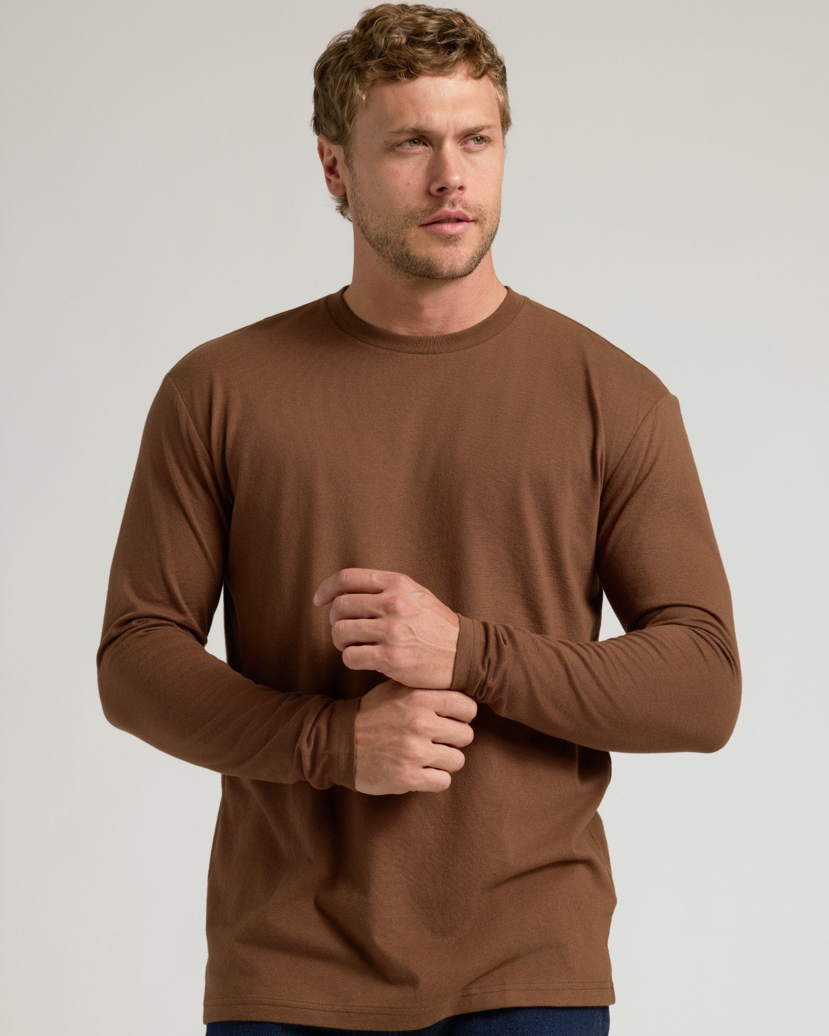 Cottry Sepiawood Classic Long Sleeve Crew Neck - product image 4
