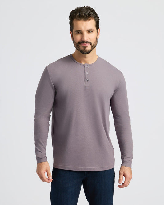 Cottry Ashberry Classic Long Sleeve Henley - product image 1