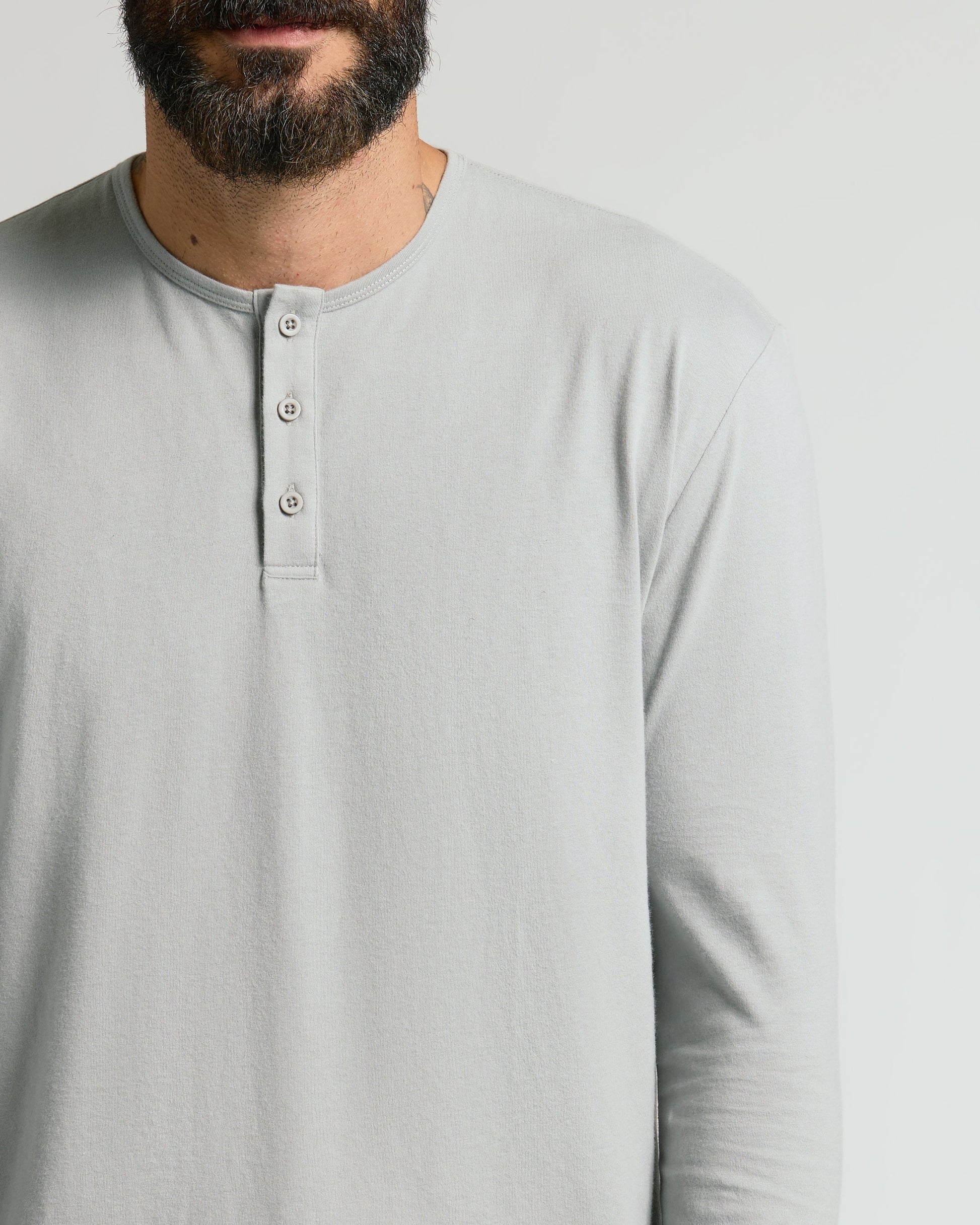 Cottry Steel Classic Long Sleeve Henley - product image 4