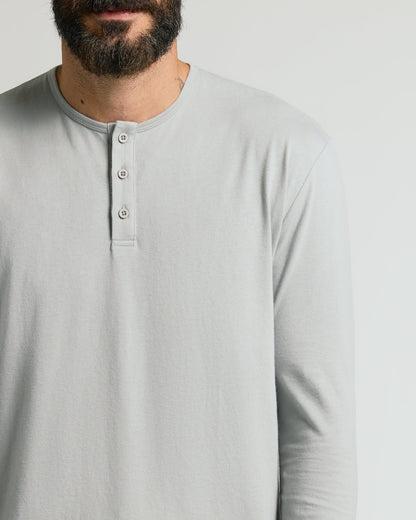 Cottry Steel Classic Long Sleeve Henley - product image 4