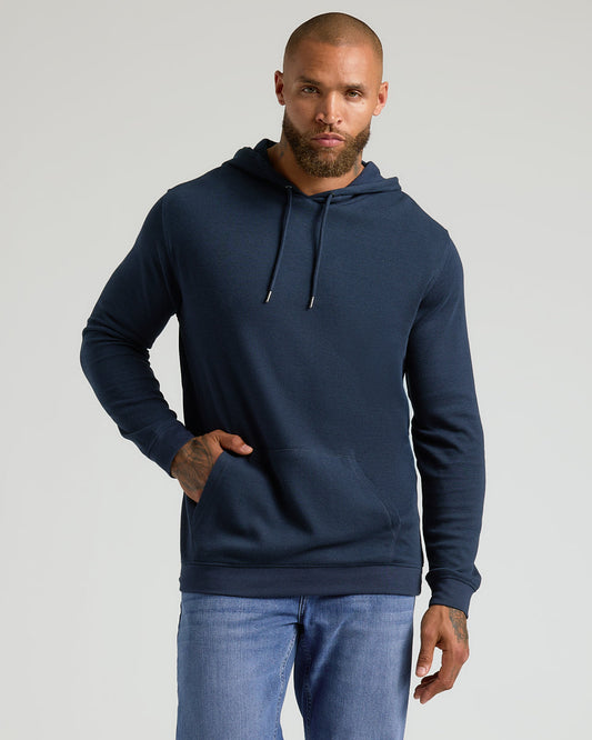 Cottry Navy Waffle Hoodie - product image 1