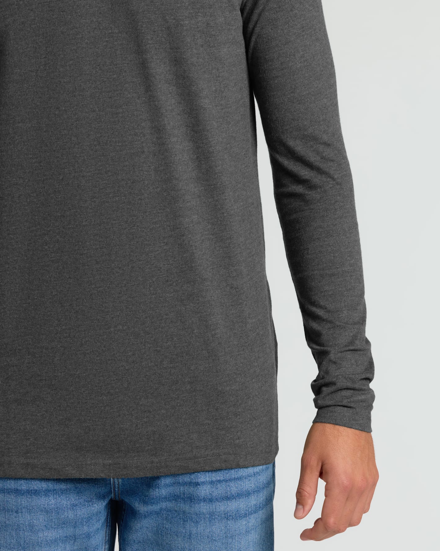 Cottry Charcoal Heather Gray Tall Long Sleeve T-Shirt - product image 5