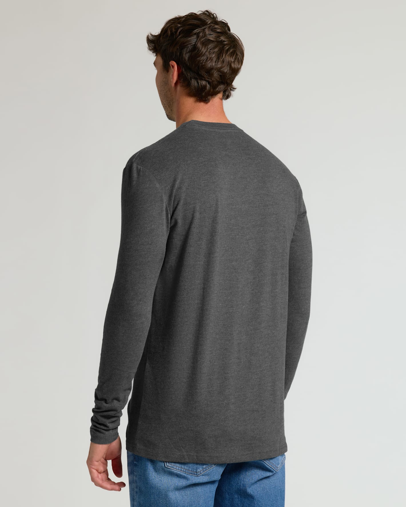Cottry Charcoal Heather Gray Tall Long Sleeve T-Shirt - product image 4