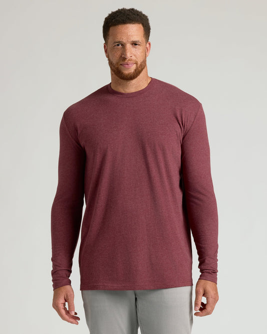 Cottry Dark Heather Clovewood Tall Long Sleeve T-Shirt - product image 1