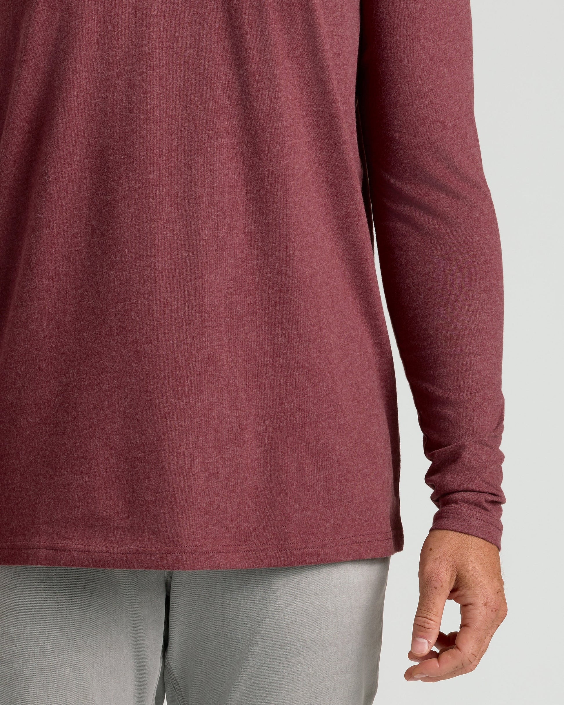 Cottry Dark Heather Clovewood Tall Long Sleeve T-Shirt - product image 4