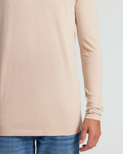 Cottry Heather Camel Tall Long Sleeve T-Shirt - product image 6