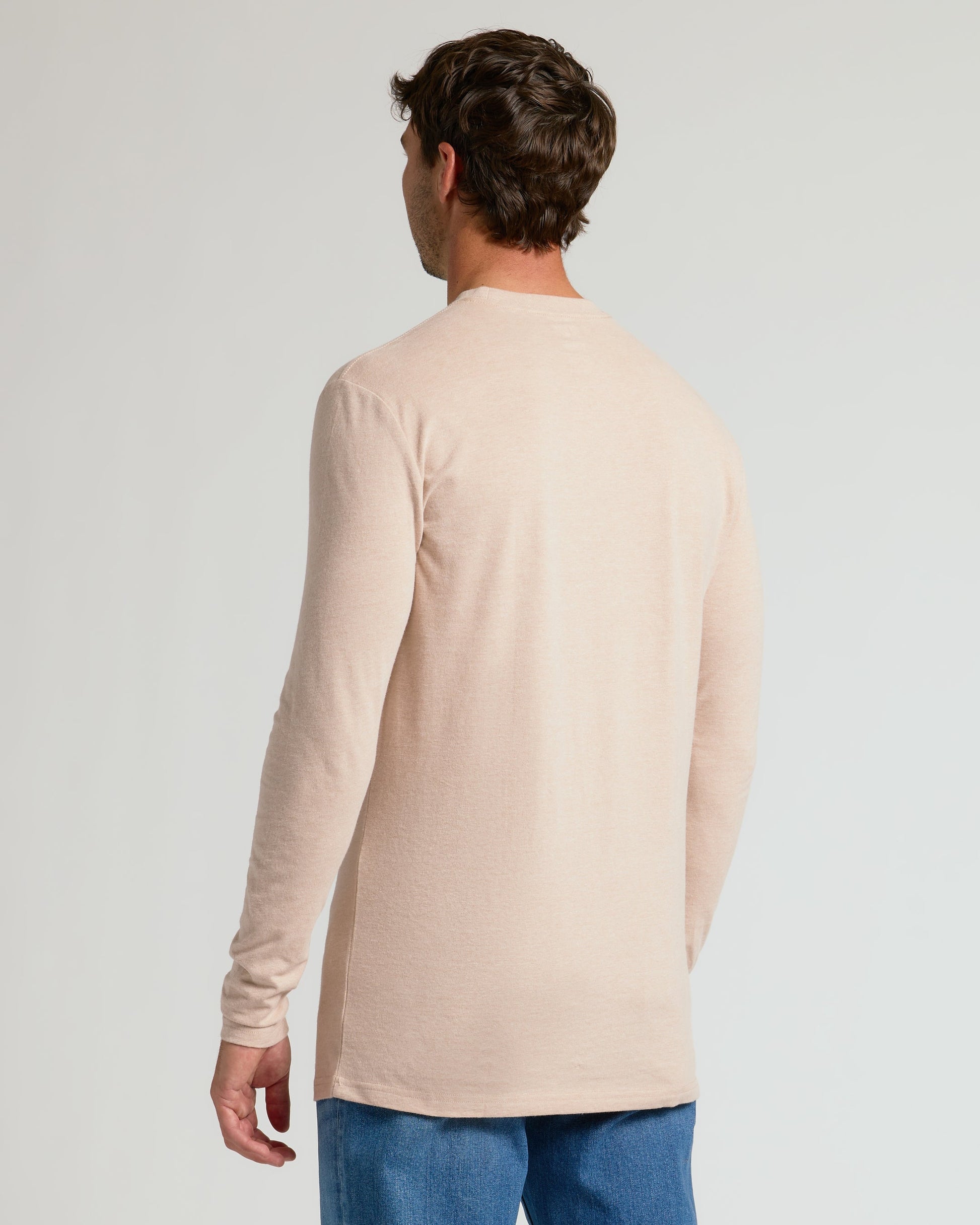 Cottry Heather Camel Tall Long Sleeve T-Shirt - product image 3