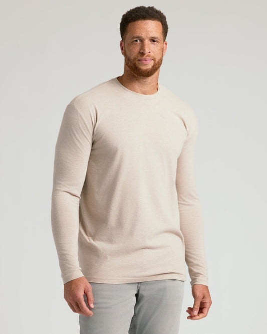 Cottry Heather Truffle Tall Long Sleeve T-Shirt - product image 1