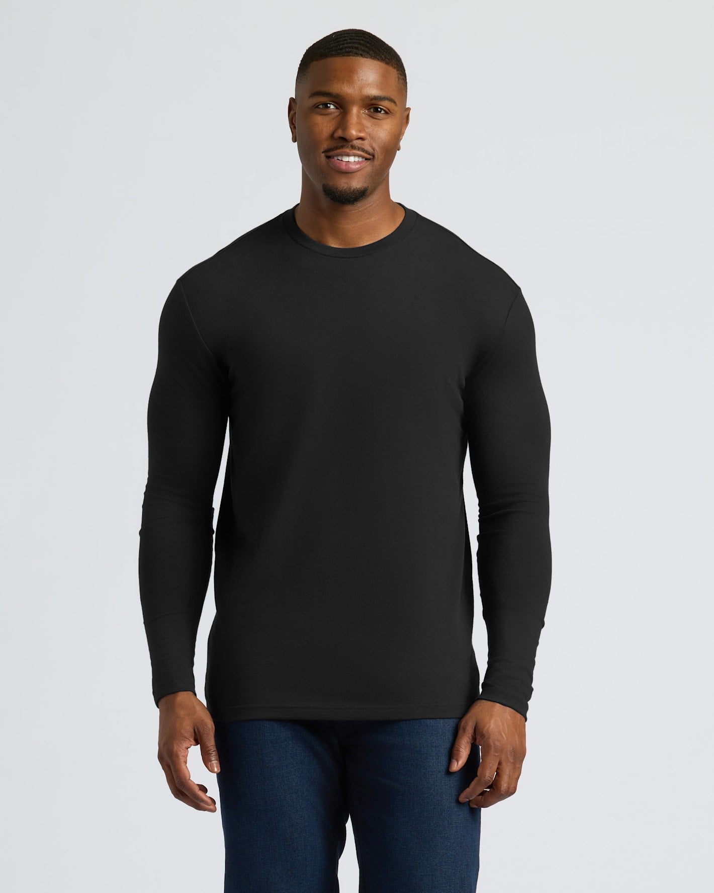 Cottry All Black Tall Long Sleeve Crew 3-Pack - product image 2