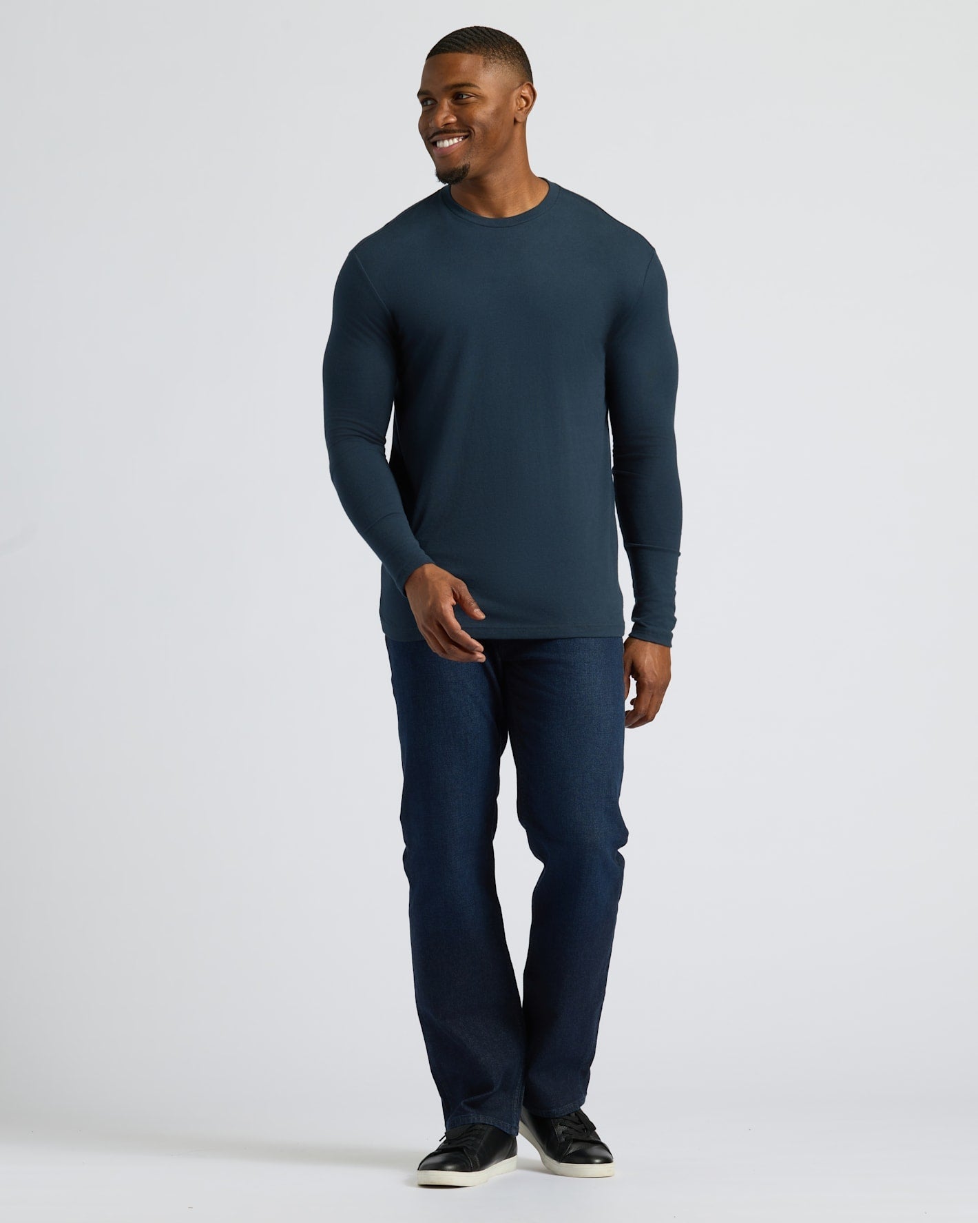 Cottry All Navy Tall Long Sleeve Crew 3-Pack - product image 3