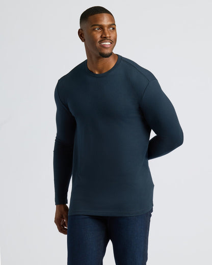 Cottry All Navy Tall Long Sleeve Crew 3-Pack - product image 2