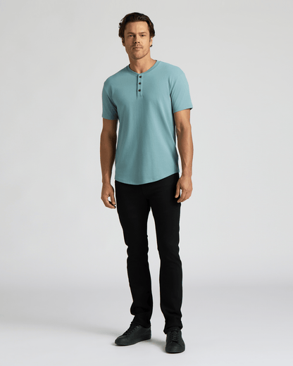 Cottry Citadel Heavyweight Curved Hem Henley - product image 3