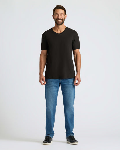 Cottry Black & White V-Neck T-Shirt 6-Pack - product image 3