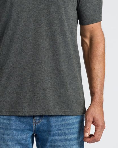 Cottry Charcoal Heather Gray Classic V-Neck - product image 5