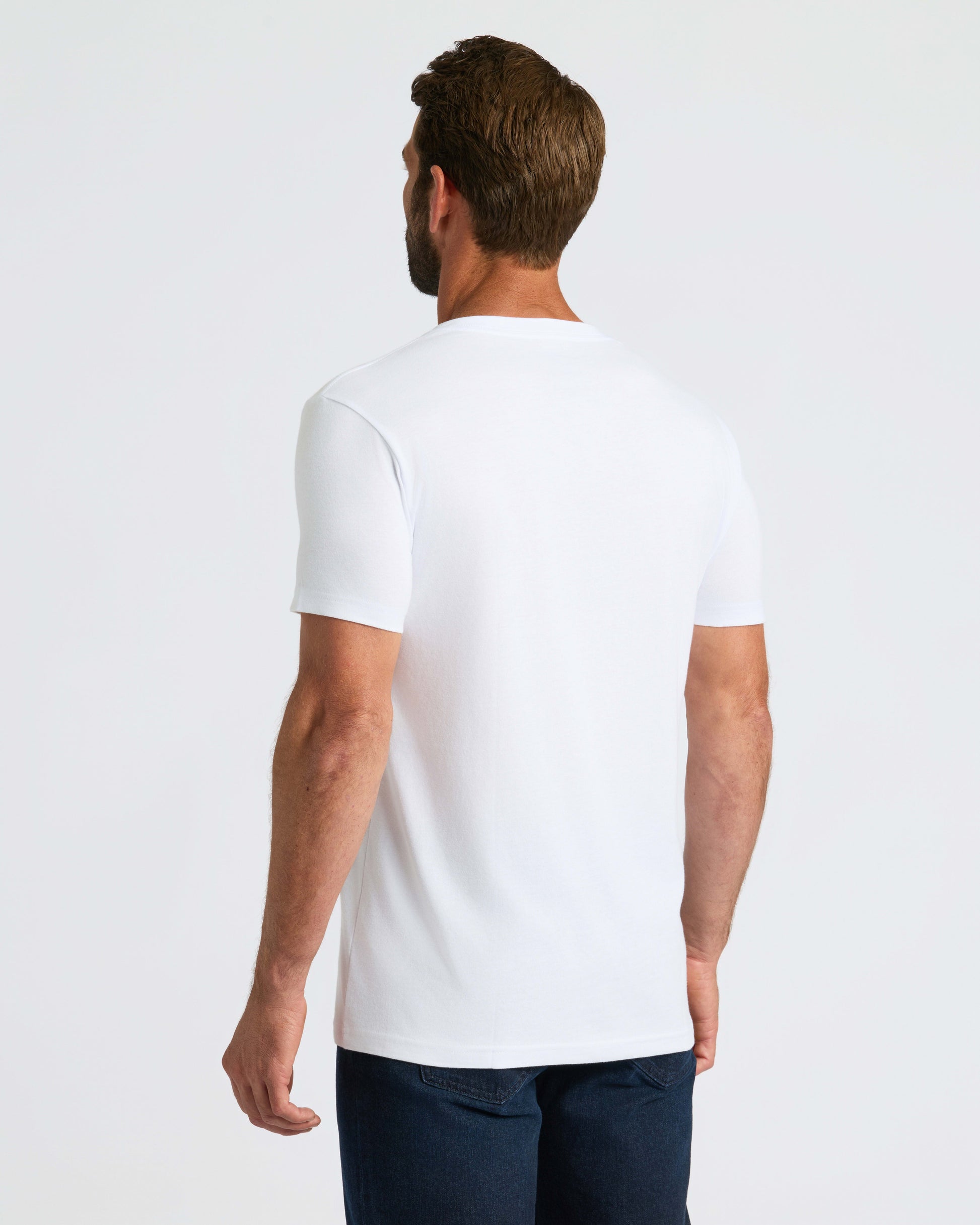Cottry All White Classic V-Neck 10-Pack - product image 4